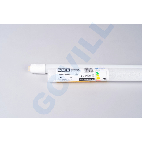 SBS LIDO LED fénycső  T8, 18W, 2880 lm, G13, AC220/240V, 4000K, 120 cm